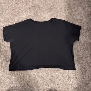 lululemon athletica Black Crop Top